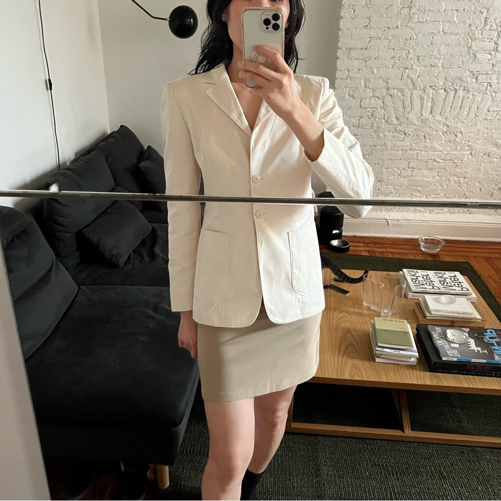 Miu Miu 90s vintage jacket in cream